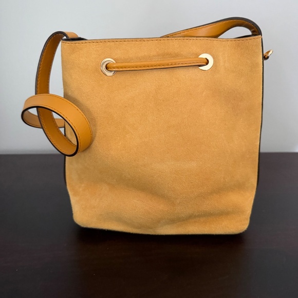 Michael Kors Cary Marigold SM Bucket Bag Leather Suede - Picture 4 of 16